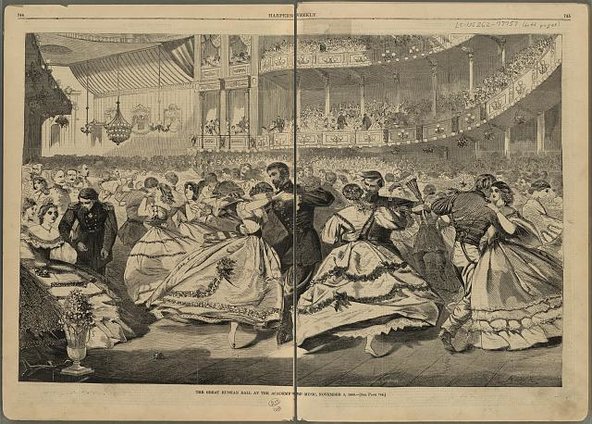 The great Russian ball at the Academy of Music, Nov. 5, 1863.