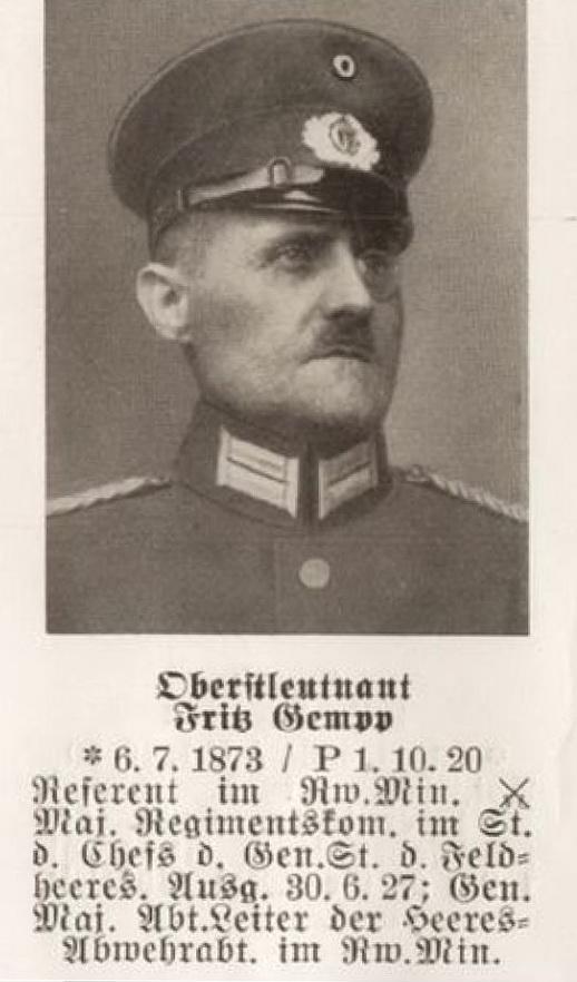 GM Friedrich Gempp (military intelligence) - Germany: Imperial: The Orders,  Decorations and Medals of The Imperial German States - Gentleman's Military  Interest Club