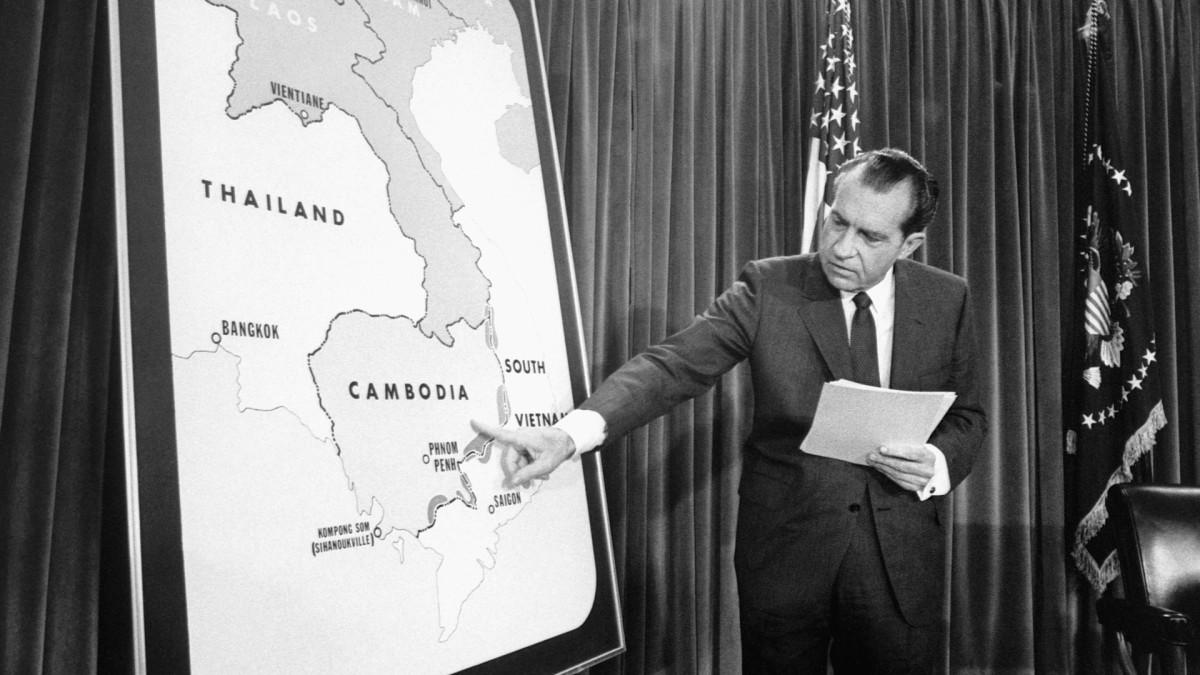 How Nixon's Invasion of Cambodia Triggered a Check on Presidential Power -  HISTORY