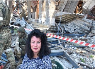 Ruins of Azov Steel Factory Display Nazi Insignia and Signs of NATO Support