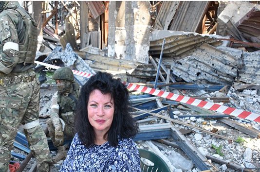 Ruins of Azov Steel Factory Display Nazi Insignia and Signs of NATO Support