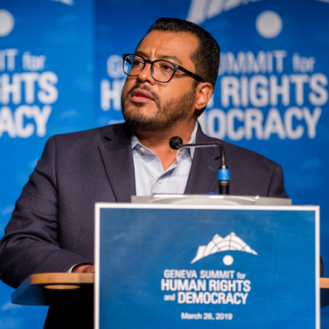 Felix Maradiaga - The Geneva Summit for Human Rights and Democracy