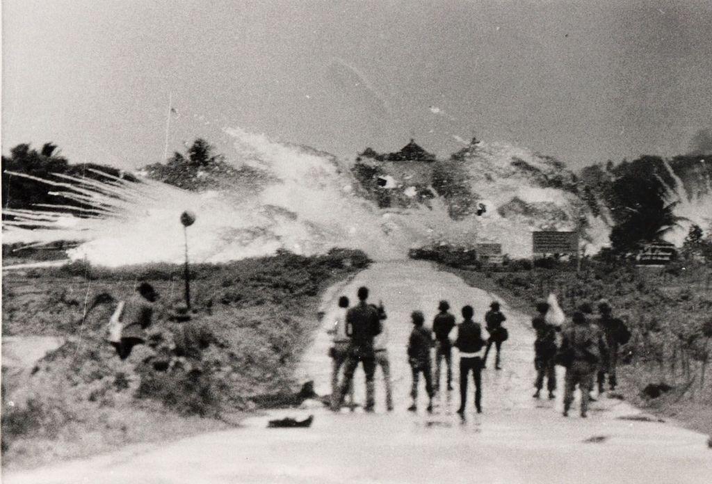 A group of people walking on a snowy road
Description automatically generated with low confidence