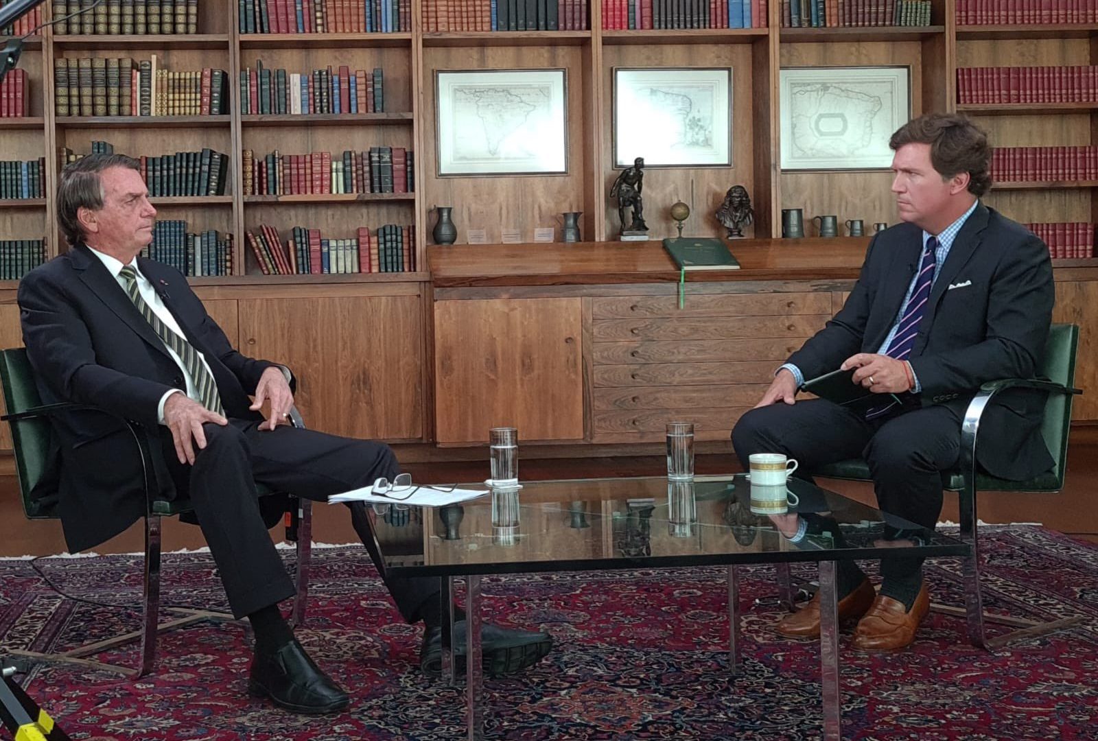 Bolsonaro sits down with Fox News star Tucker Carlson