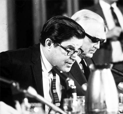The Church Committee on domestic intelligence-gathering (1976)