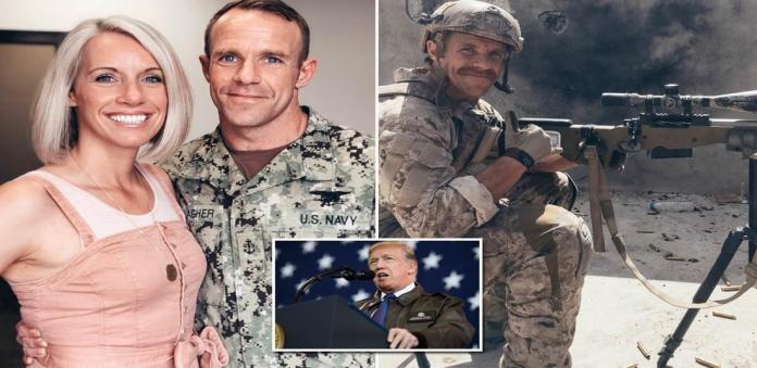 U.S. Navy SEAL Edward Gallagher charged with war crimes in Iraq reunited  with his wife | Daily Mail Online
