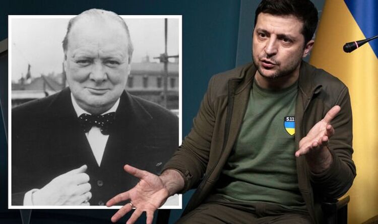 Zelensky dubbed the new Winston Churchill – 'Knows how to turn words into  feelings' | World | News | Express.co.uk