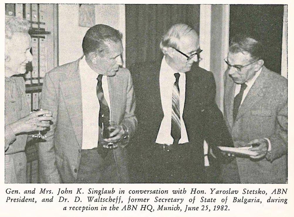 Bandera Lobby Blog on Twitter: "That was a year after Oliver North's man &  soon to be Chairman of the World Anti-Communist League, John Singluab,  visited Yaroslav Stetsko's OUN-B/ABN headquarters in Munich,