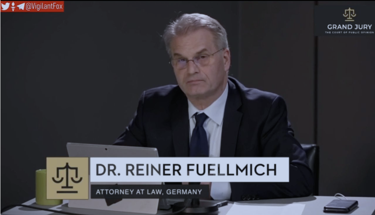Opening Statements by Dr. Reiner Fuellmich | | thedesertreview.com