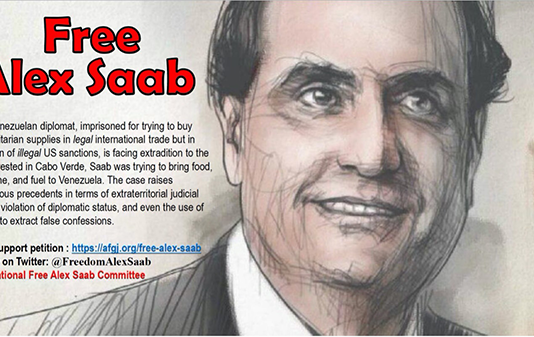 Biden Administration Wants Kidnapped Venezuelan Diplomat Alex Saab to “Suffer Like Julian Assange,” according to UN Human Rights Council Special Rapporteur