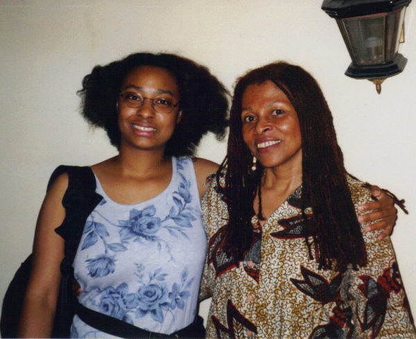 Assata Shakur with daughter Kakuya