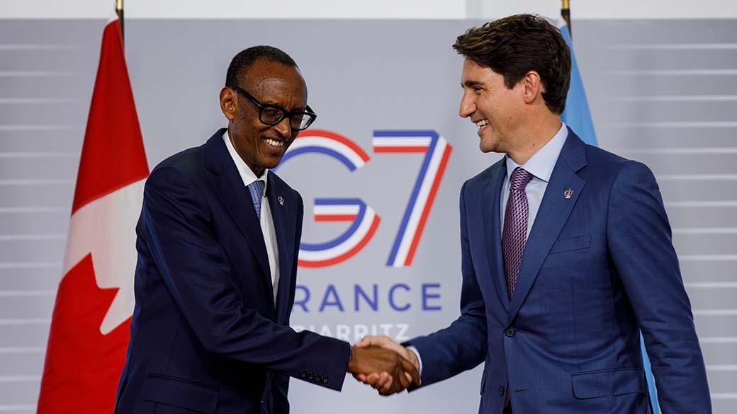 Prime Minister Justin Trudeau meets with the President of Rwanda, Paul Kagame | Prime Minister of Canada