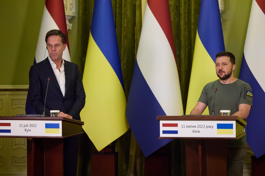 Ukraine and the Netherlands are willing to work jointly and effectively in the interests of the whole of Europe - President following the meeting with Mark Rutte in Kyiv