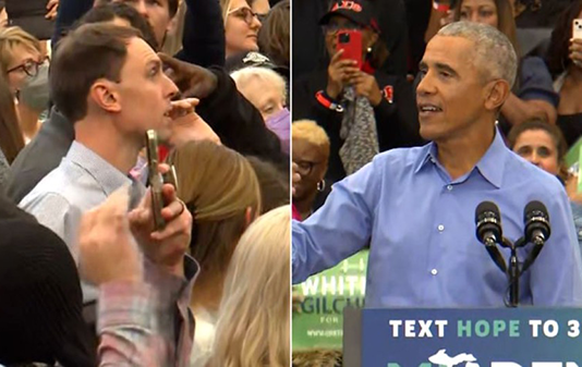 Outraged Activists Denounce Obama as “War Criminal”—Interrupting His Speech at Democratic Party Campaign Rally