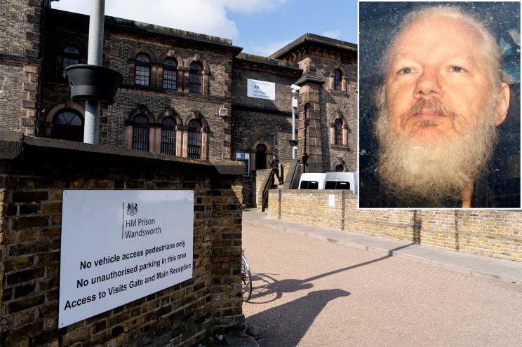 Julian Assange was transferred to Wandsworth Prison on Thursday.