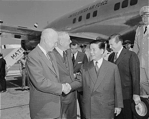 The Vietnam War Photo: Eisenhower and Ngo Dinh Diem
