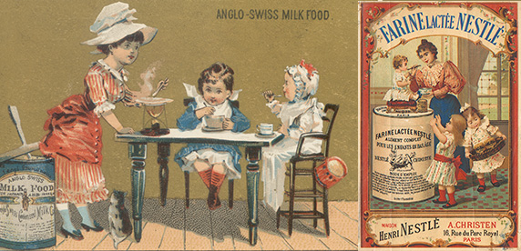 advertising by Anglo-Swiss and Nestlé'