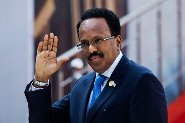 President Mohamed Abdullahi Mohamed in 2019.