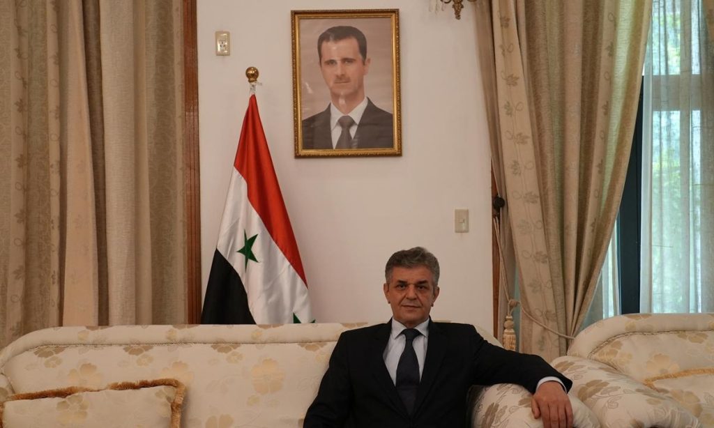 Syrian Ambassador to China Mhd. Hasanein Khaddam Photo: Pang Yue/GT
