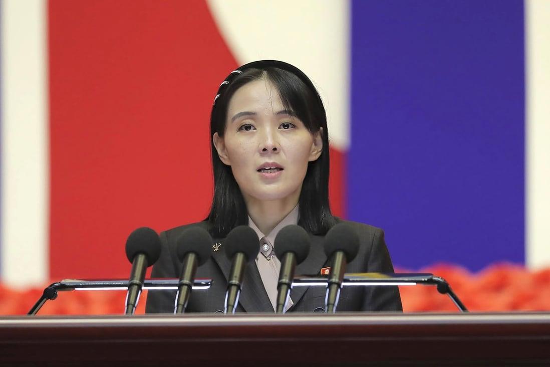 Kim Yo-jong, sister of North Korean leader Kim Jong-un. Photo: KCNA/KNS via AP