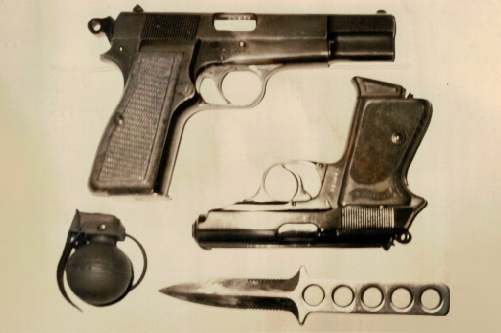 Prado carried all these weapons while fighting the Sandinistas in Nicaragua.