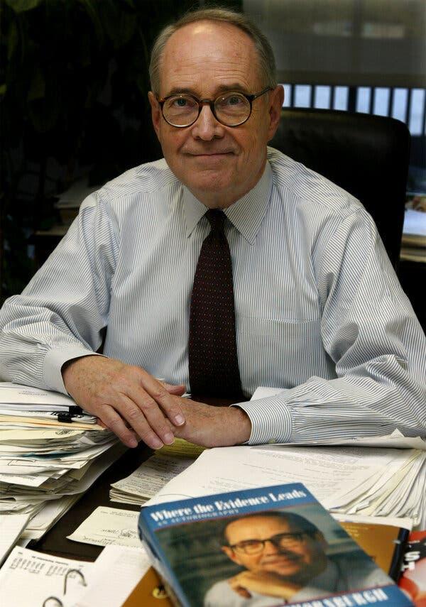 Mr. Thornburgh in 2003. He was an ambitious man with a formula for success: Clean house, restore order and move on to higher office.