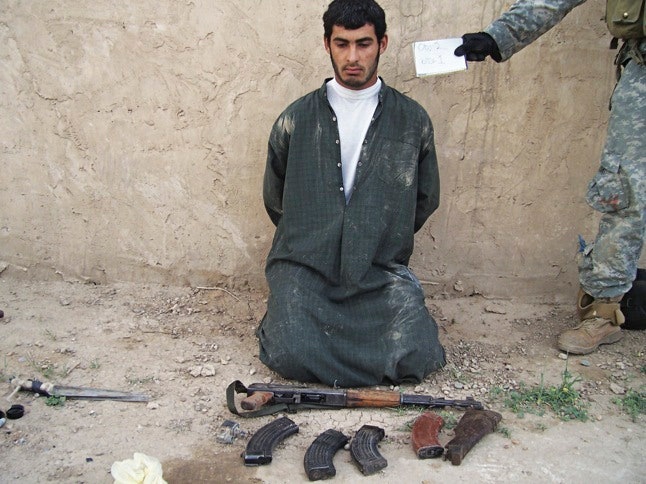 Photographs gathered as part of the investigation surrounding Operation Iron Triangle show three detainees shortly...