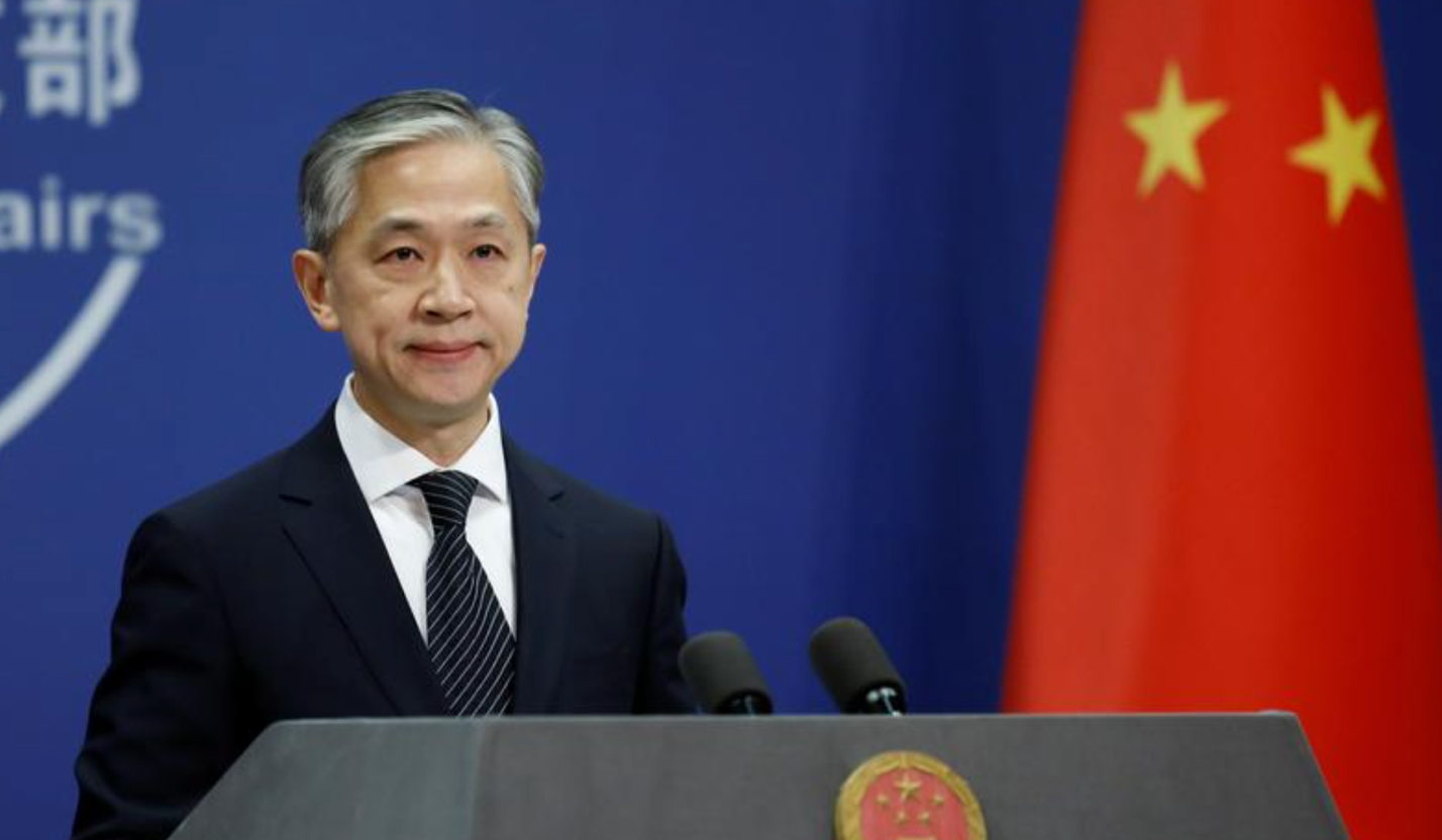 Chinese Foreign Ministry spokesman Wang Wenbin attends a news conference in Beijing, China November 9, 2020. Photo: Reuters