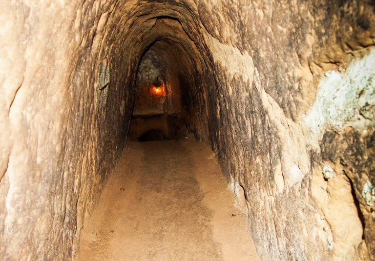 Inside the Cu Chi Tunnels