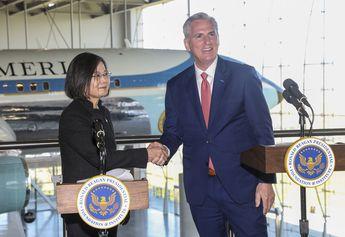 Kevin McCarthy, Tsai Ing-wen | AP
