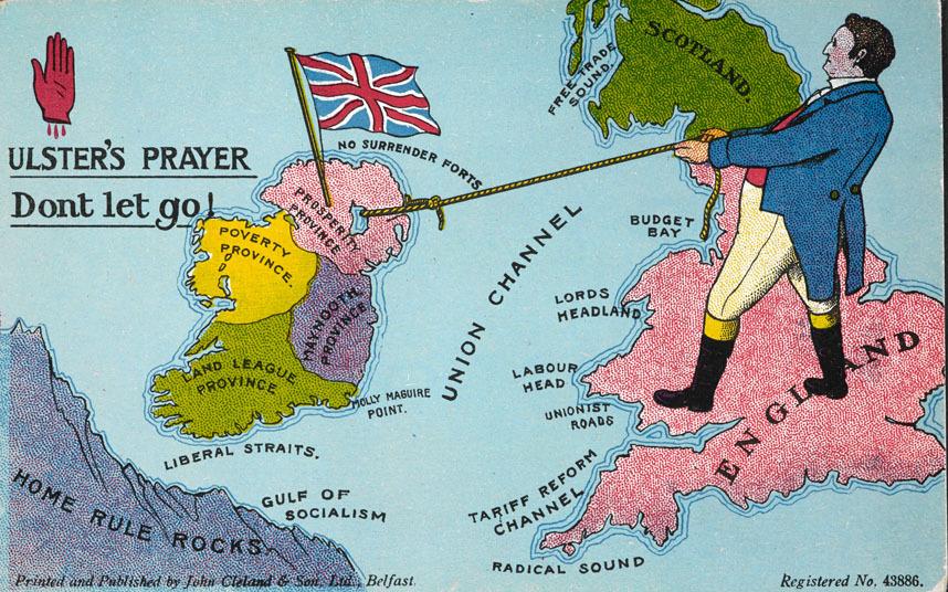 A map of the united kingdom with a flag

Description automatically generated with low confidence