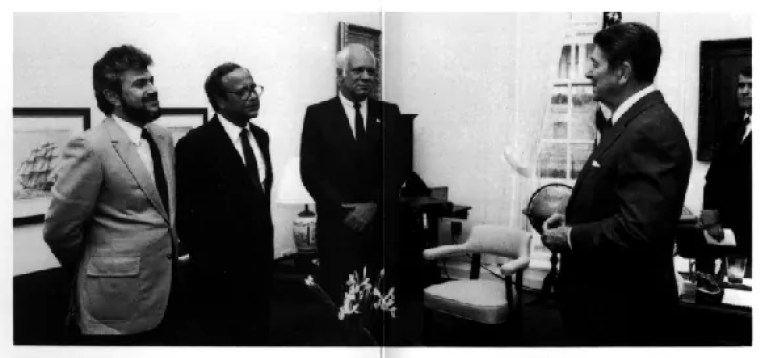 reagan meeting with contra leaders
