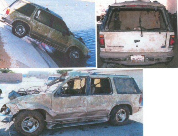 A collage of a wrecked car

Description automatically generated