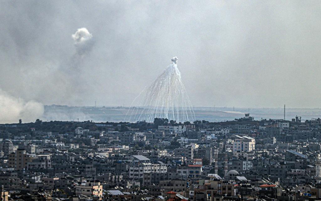 Israeli airstrikes over Gaza Strip