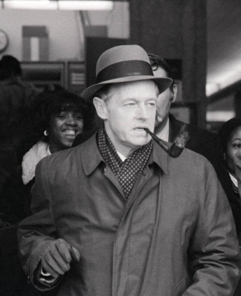 E Howard Hunt Leaving The Watergate Trial