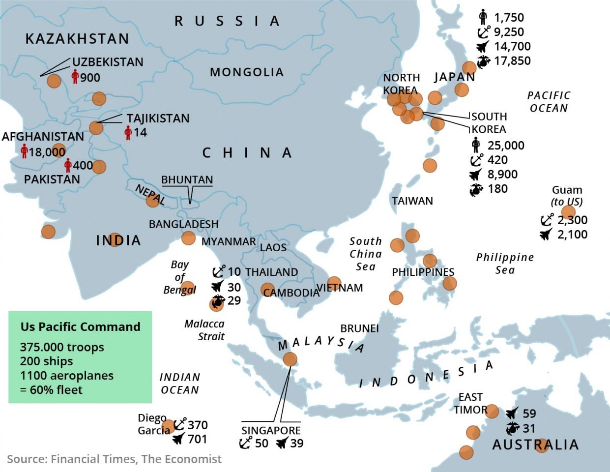 Figure 3: US military bases
