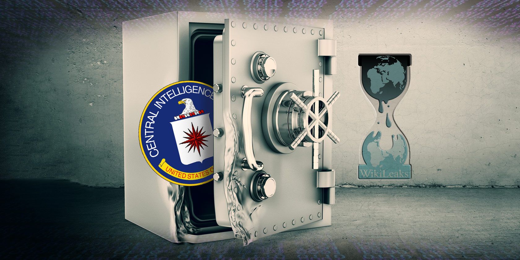 A safe with a logo on it

Description automatically generated