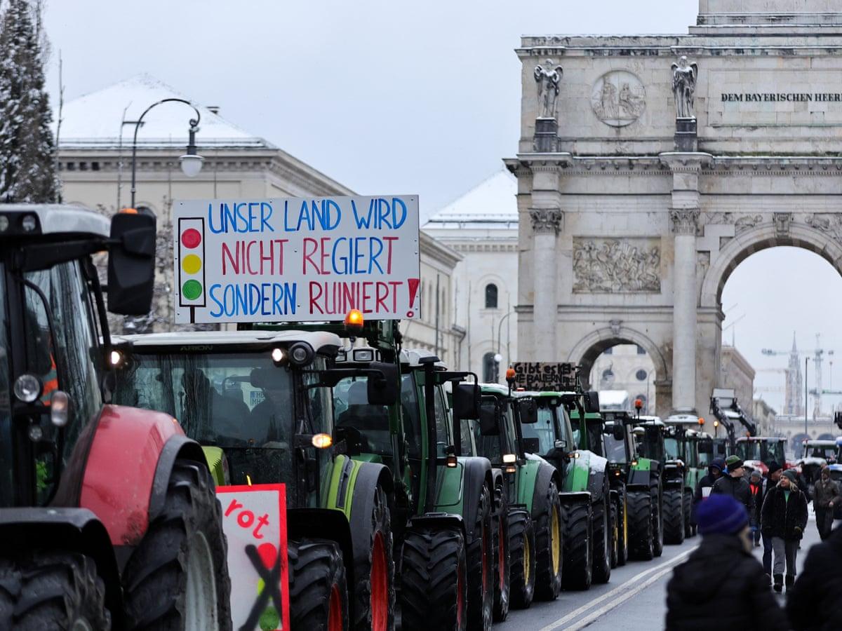 German vice-chancellor warns of extremism as far-right groups join farmers'  protest – as it happened | Germany | The Guardian