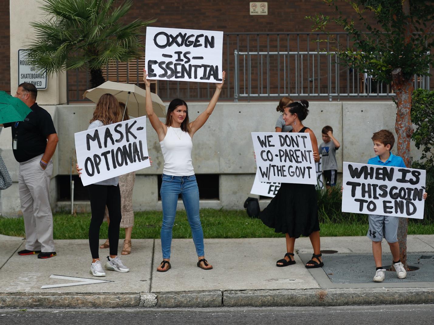 Mask Wars' Are Erupting In Schools As Students Return : Back To School:  Live Updates : NPR
