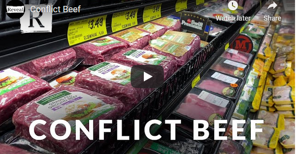 Reveal depiction of supermarket beef