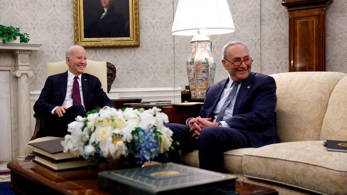 Joe Biden and Chuck Schumer