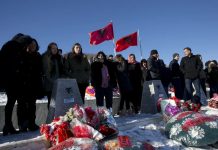 Twenty Five Years Ago, the Clinton Administration Used a Fake Massacre at Račak to Justify the Illegal Bombing of Belgrade for 78 Days Kosovo Albanians gather to pay their respects to their relatives and victims of the Racak massacre in the village of Racak, Kosovo on Tuesday, Jan. 15, 2019. Kosovo Albanians gathered in the village of Racak on Thursday to mark the 20th anniversary of the massacre of more than 40 ethnic Albanians by Serb security forces. (AP Photo/Visar Kryeziu)