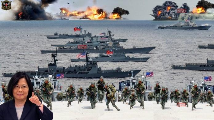 A group of military personnel running on a dock Description automatically generated