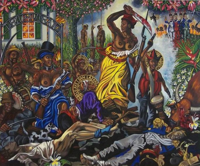 Carlota Leading the Slaves in Matanzas by Lili Bernard