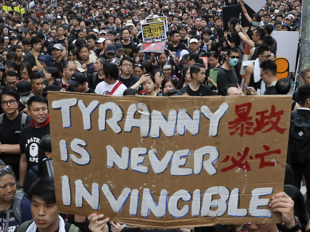 Hong Kong Protests Continue As Top Official Apologizes For Extradition Bill : NPR