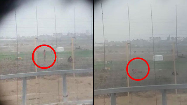 A collage of a fence with a red circle

Description automatically generated