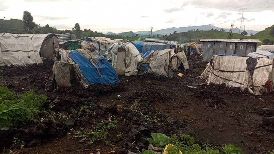 A group of tents in a field

Description automatically generated
