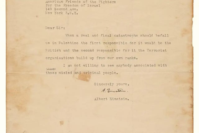 r/lexfridman - Einstein on Israel