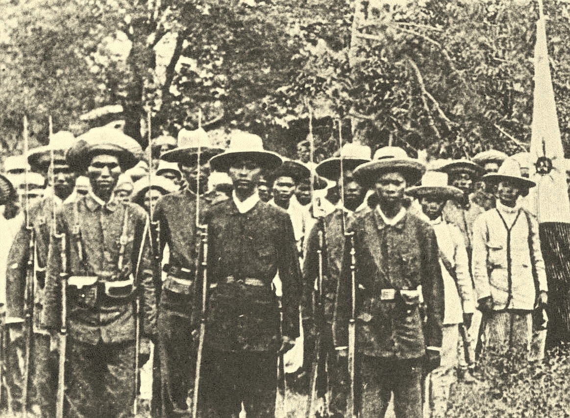 A group of men in military uniforms

Description automatically generated