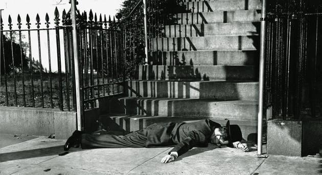 Oscar Collazo lies wounded at the base of the steps to Blair House after failing to assassinate President Harry S. Truman on Nov. 1, 1950.